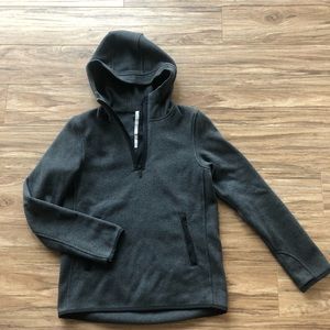 Lululemon quarter zip grey hoodie